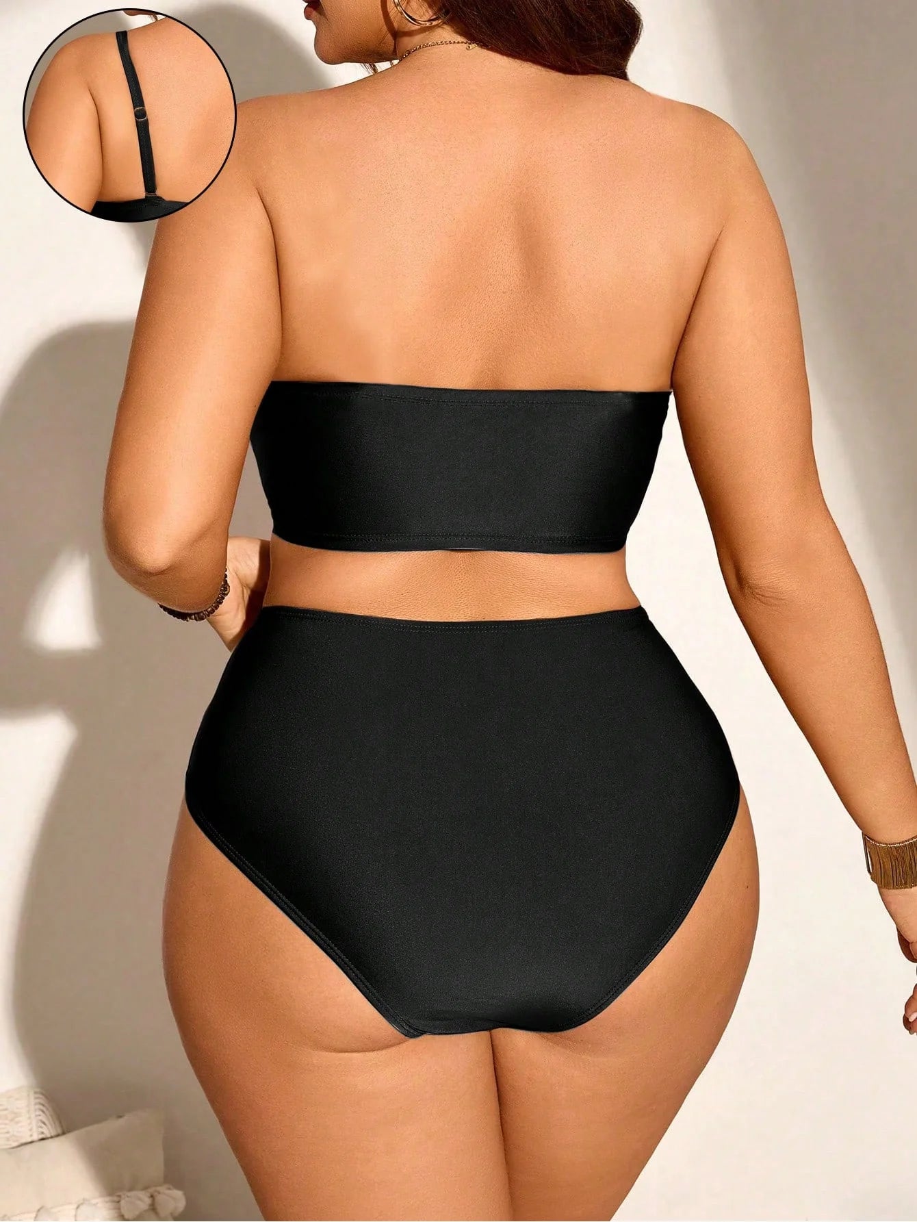 BiquĂni Casual Plus Size Listrado