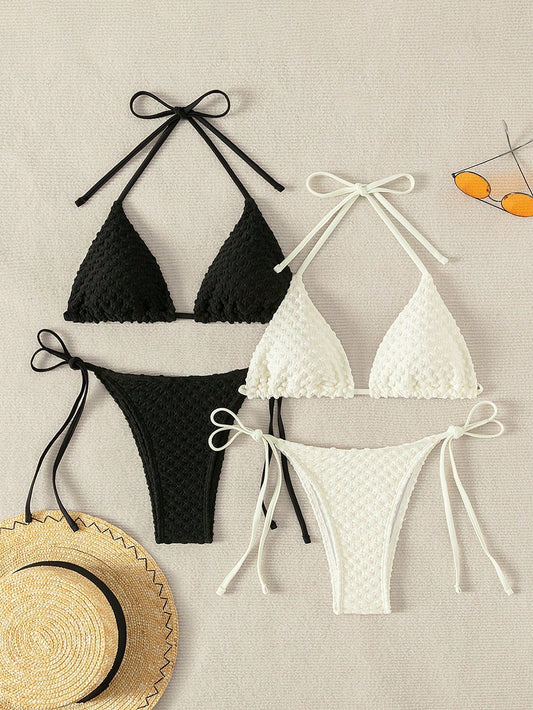 Kit 2 Conjuntos de BiquĆni Cortininha
