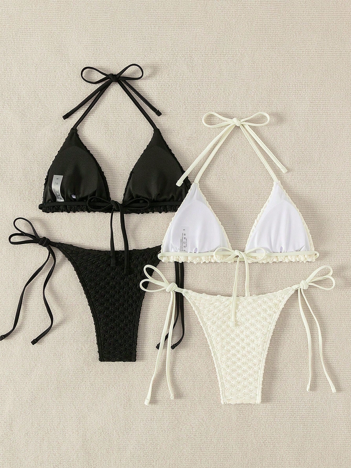 Kit 2 Conjuntos de BiquĂni Cortininha