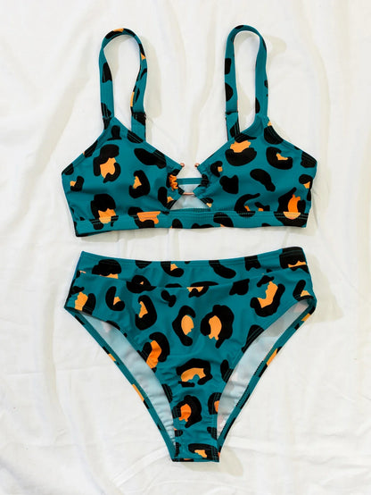 Biquíni Anéis Leopardo