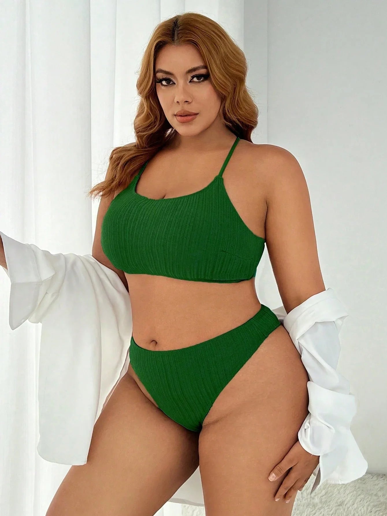 Biquíni Plus Size Canelado Fio