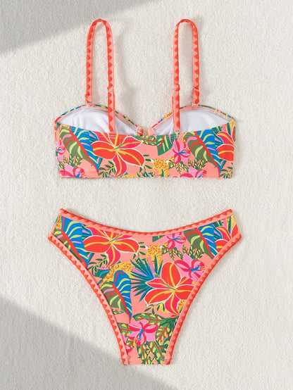 Biquíni Cropped Floral