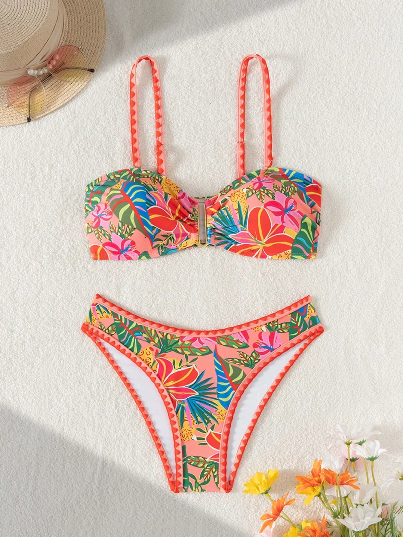 Biquíni Cropped Floral