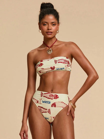 Biquíni Estampa Peixe