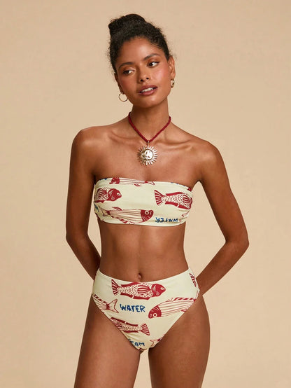 Biquíni Estampa Peixe