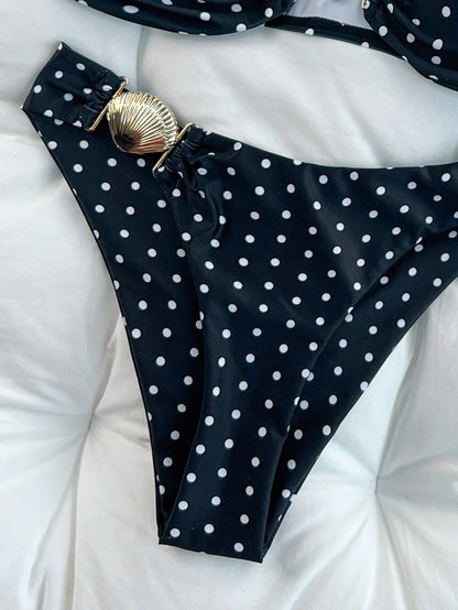 Biquíni Poá com Fivela