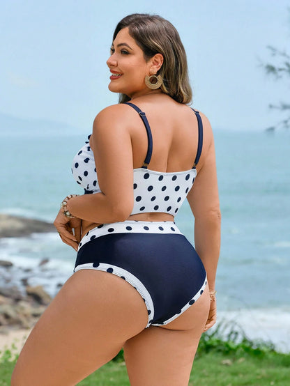 Biquíni Plus Size Poá