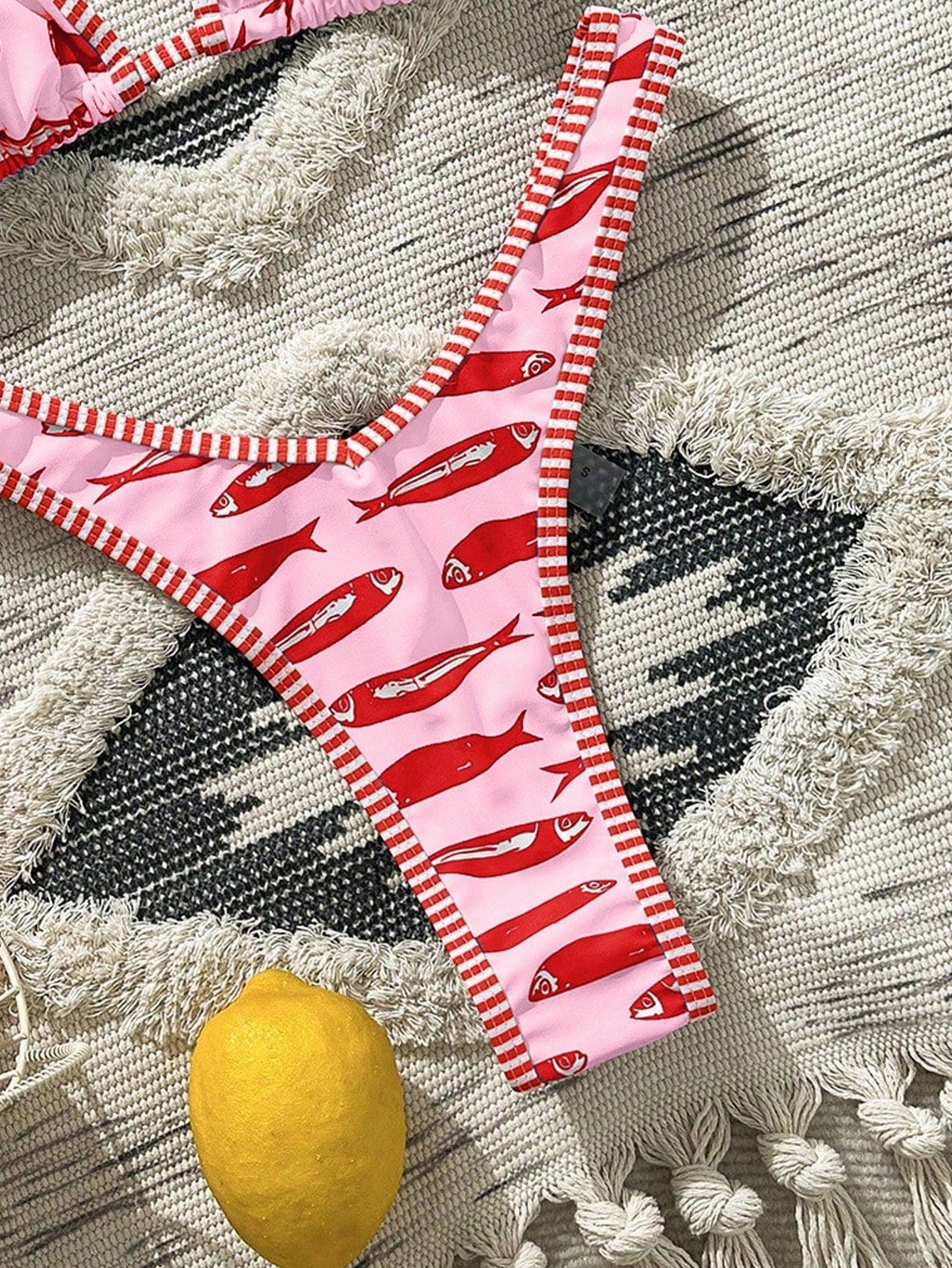 Biquíni Estampa Sardinha Cortininha