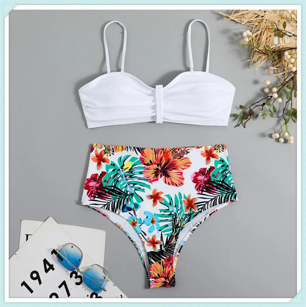 Biquíni Estampa Tropical Vivian