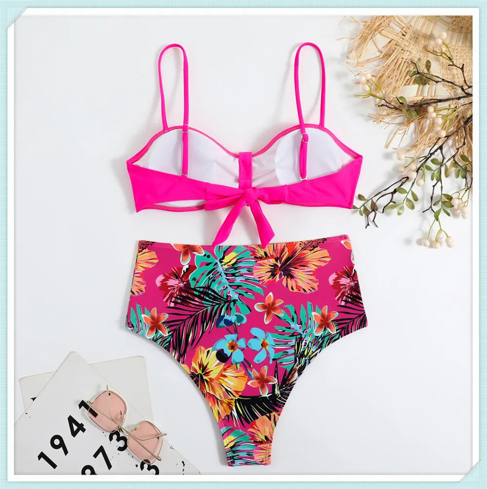 Biquíni Estampa Tropical Vivian