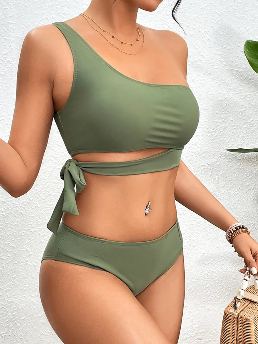 Biquíni de Um Ombro Liliana