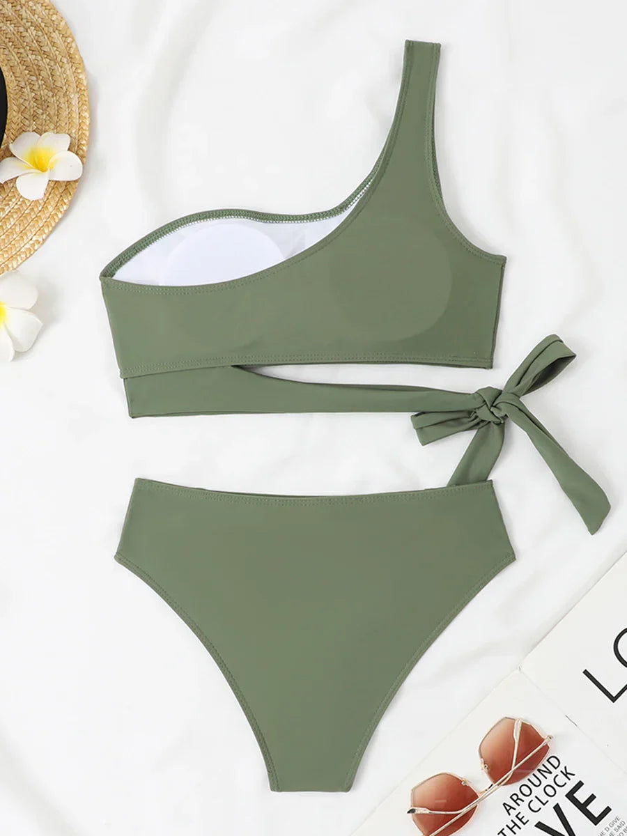 Biquíni de Um Ombro Liliana