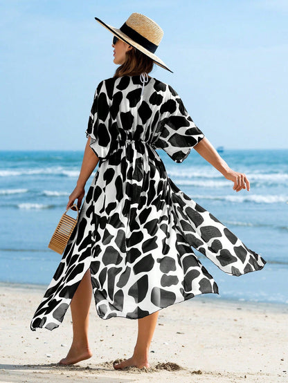 Saída de Praia Longa de Malha Transparente