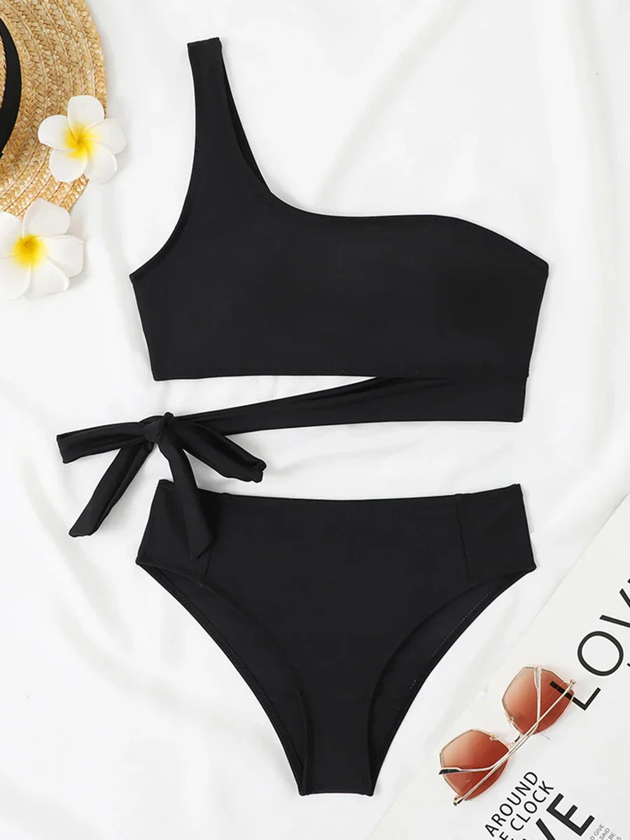 Biquíni de Um Ombro Liliana