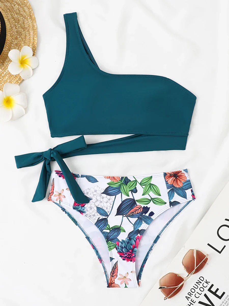 Biquíni de Um Ombro Liliana