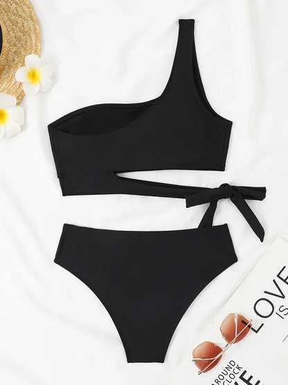 Biquíni de Um Ombro Liliana